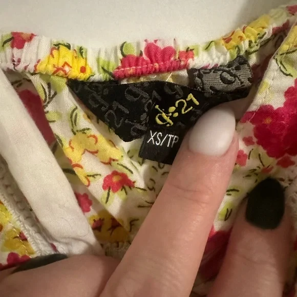 White, Pink and Yellow Tank Top - Picture 6 of 7